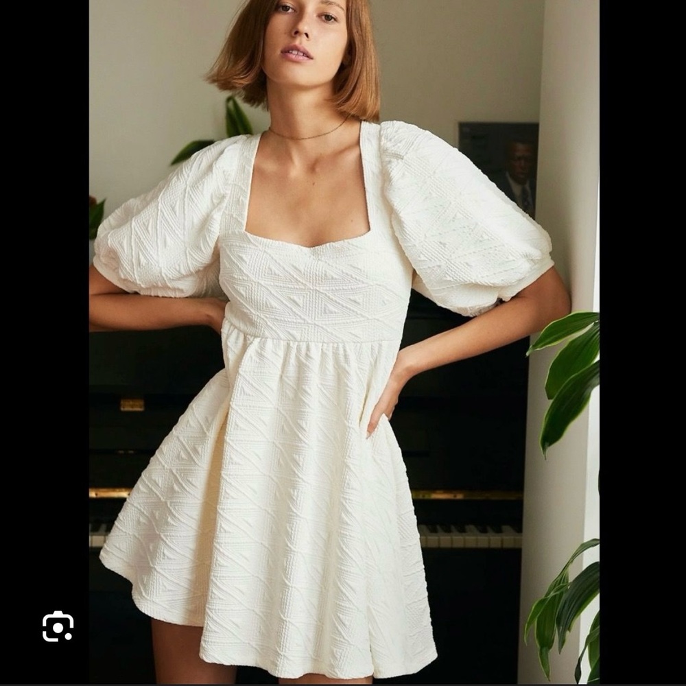 Free People Violet Dress in Ivory